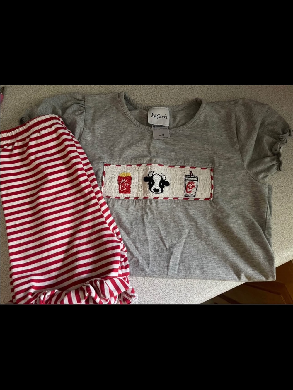 Chick-fil-A smocked outfit